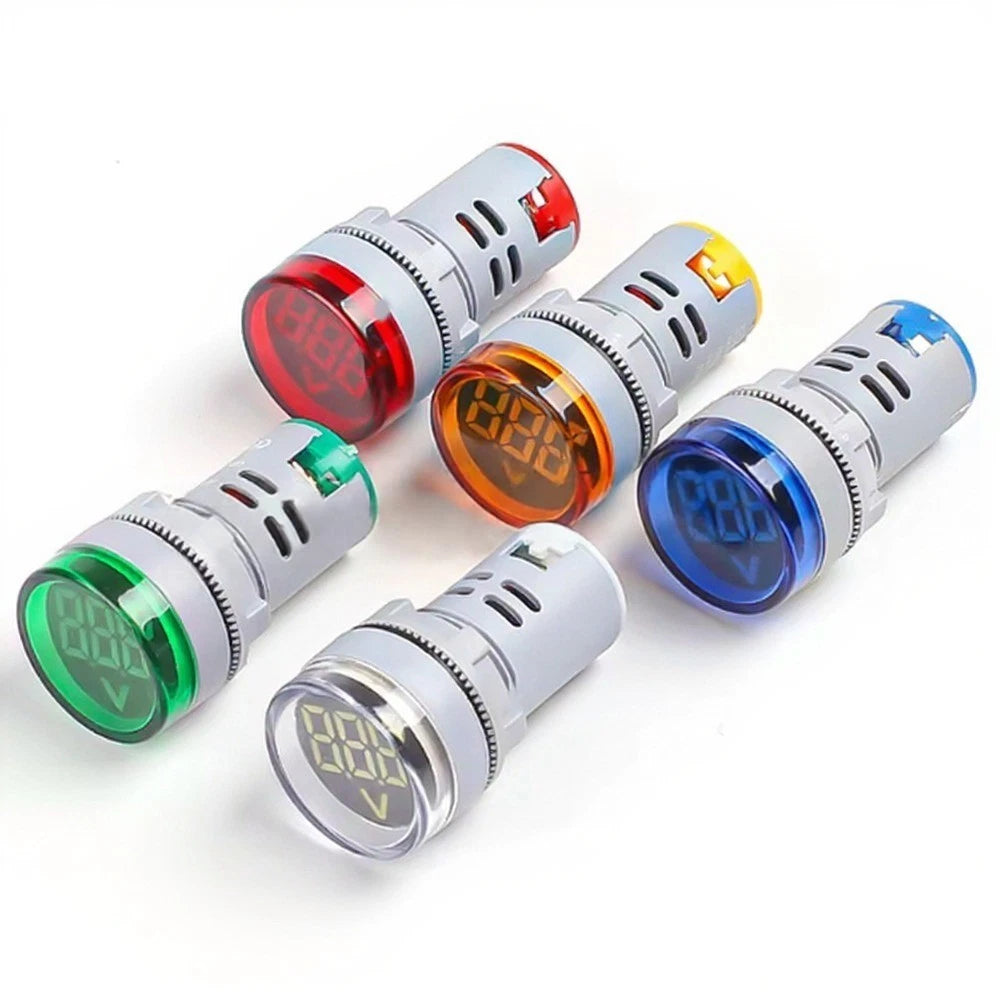 22mm Mount LED Digital AC Voltmeter for Industrial Equipment