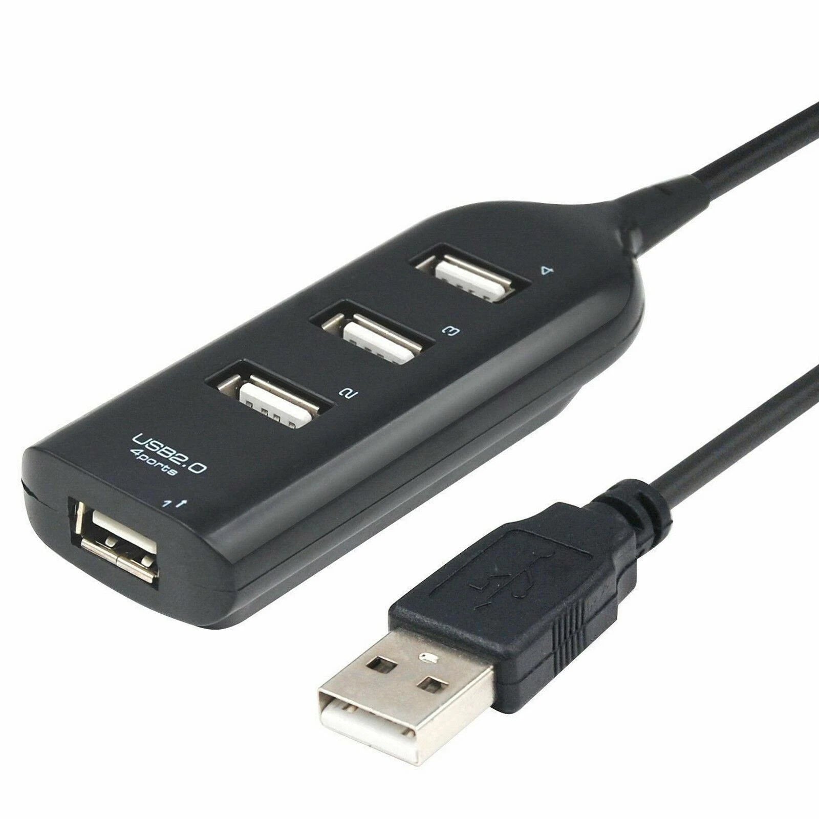 4-Port USB 2.0 High-Speed HUB Splitter for Desktop & Laptop (2015-2025)