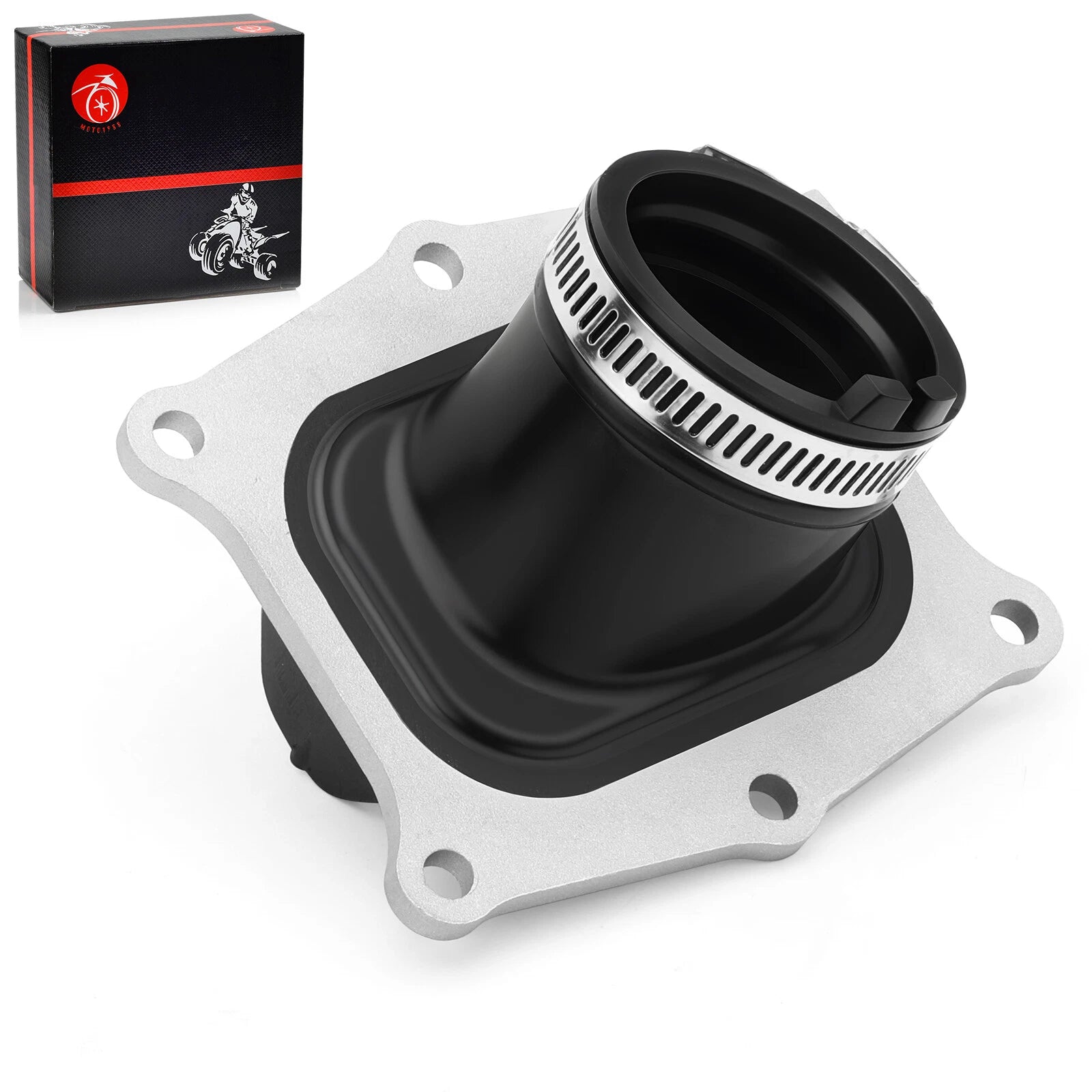 Carburetor Intake Manifold Boot w/Clamp for Honda CR500R (1989–2001) 16221-ML3-681