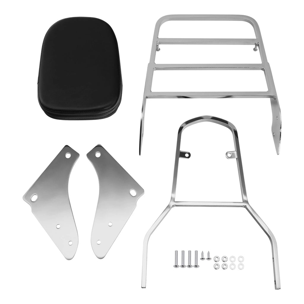 Sissy Bar Backrest Set + Luggage Rack for Honda Shadow ACE 1100 (1997–2003)