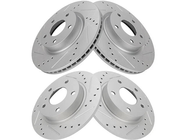 Set of 2 Front and Rear Brake Rotors for Mazda CX-3 AWD (2019–2020) CY331BQ