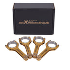 Set of 4 Connecting Rods with ARP2000 Bolts for Honda Civic CRX (1984–1991)