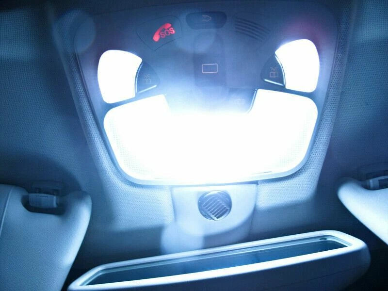 White LED Bulbs Interior Map Trunk Light Kit for FIAT 500 (2012-2017)