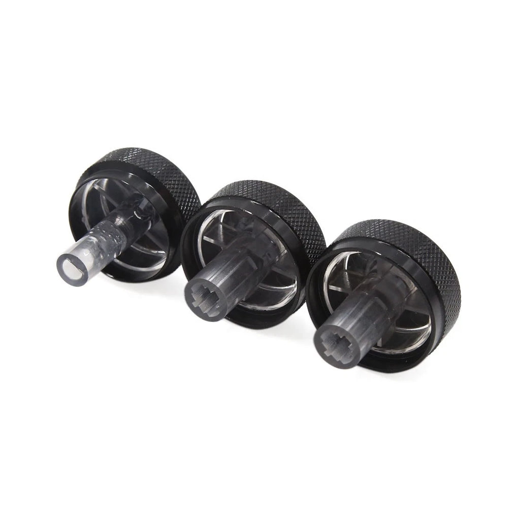 3Pcs Air Conditioning Heater Control Switch Knob for Mazda 2 (2007–2014)