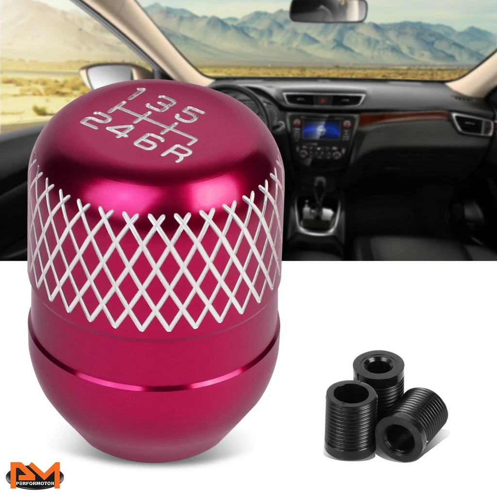 42mm Racing Manual 6-Speed Aluminum Shift Knob for Universal JDM Type-R