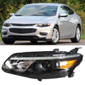 Headlight for Chevy Malibu (2016–2018) Driver Left Side Halogen