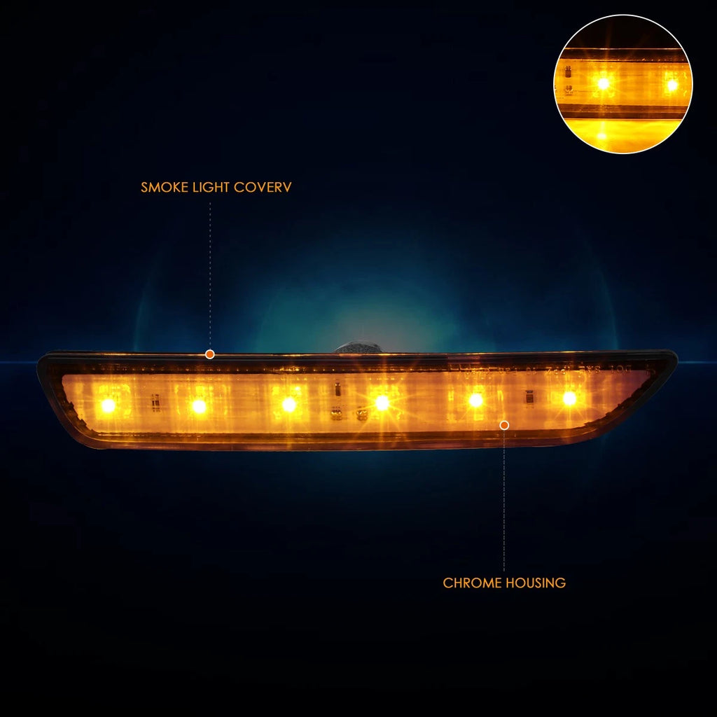 Full LED Side Marker Light Signal Lamp for Ford Mustang (2010–2014)