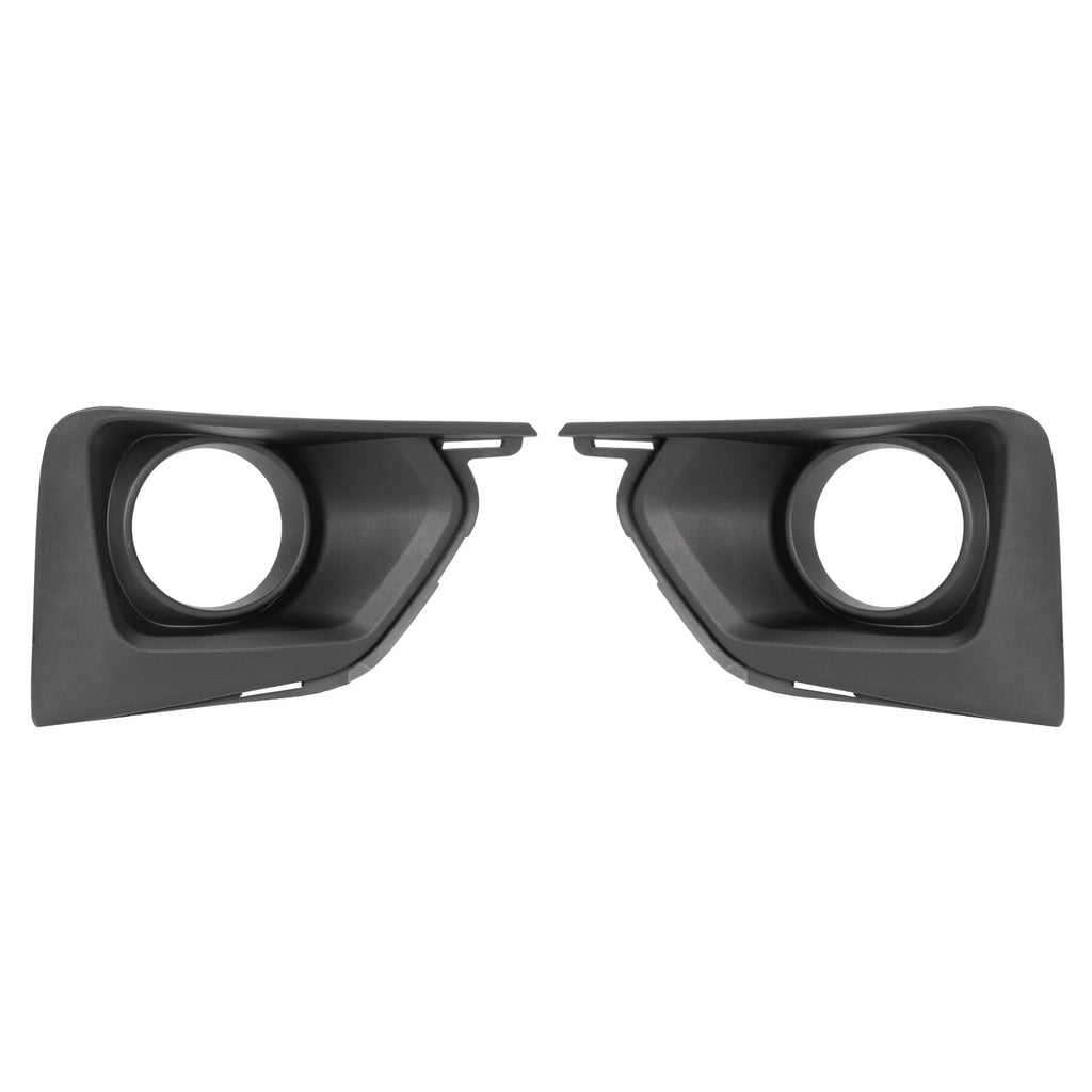 Set of 2 Black Fog Light Bezels for Chevy Traverse (2018-2021)