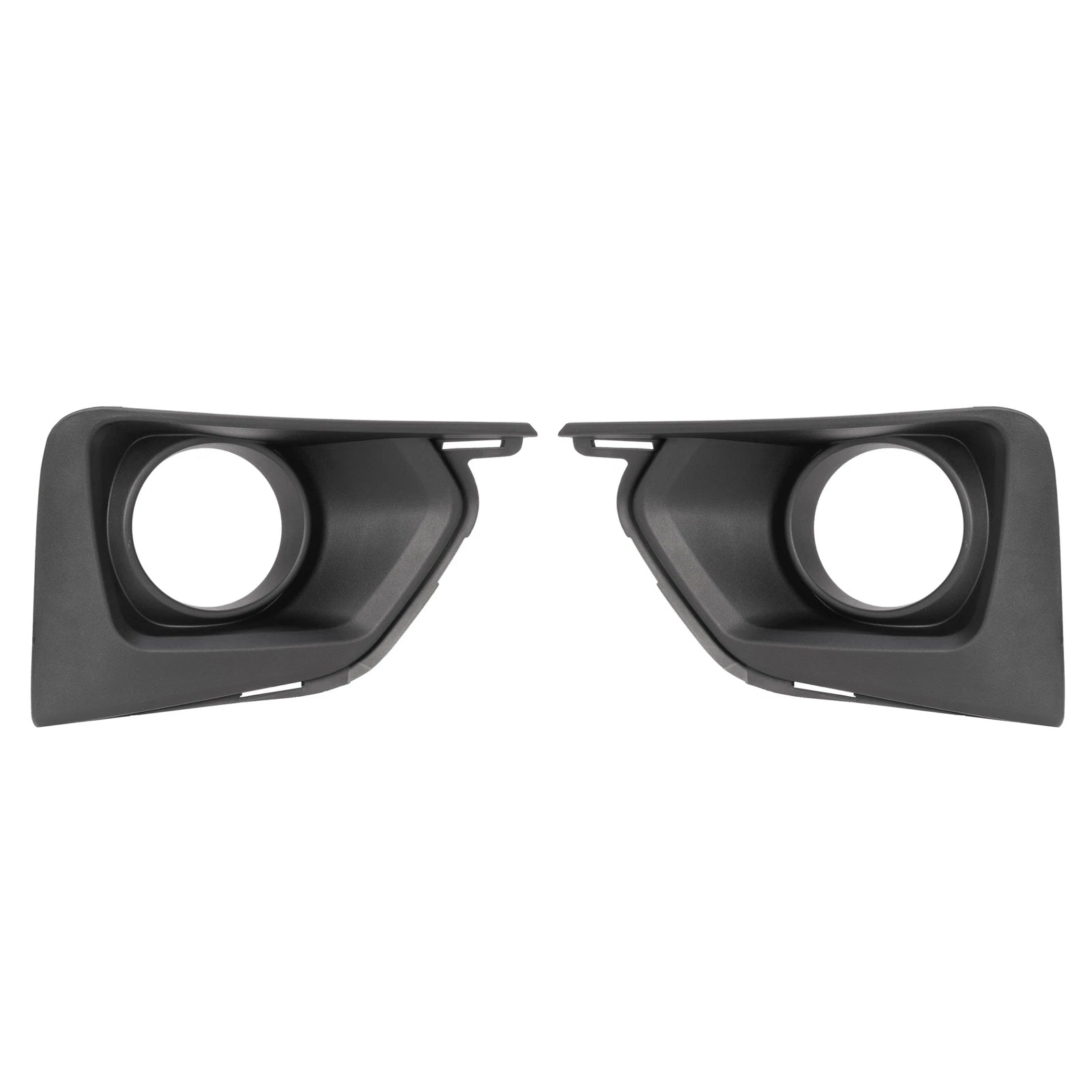 Set of 2 Black Fog Light Bezels for Chevy Traverse (2018-2021)