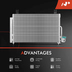 A/C Condenser with Receiver Drier for Kia Rio (2003-2005)
