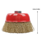 Set of 6 Wire Cup Brushes 4" for Grinders with 5/8" Arbor
