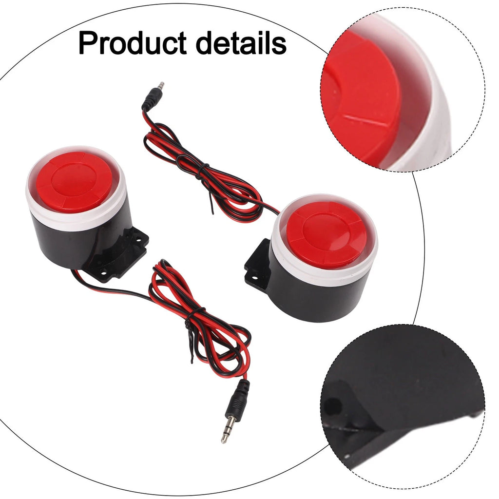 Wired 12V Security Alarm Siren 120dB for Home Protection