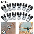 4.7mm Brake Pipe Clips 3/16" Lined Metal+Rubber P Clips