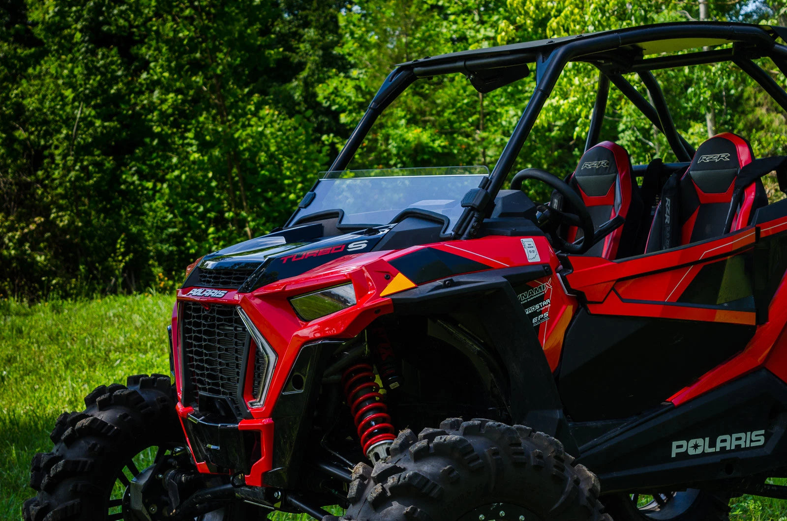 Half Windshield for Polaris RZR XP Turbo S (2018–2021) - Clear