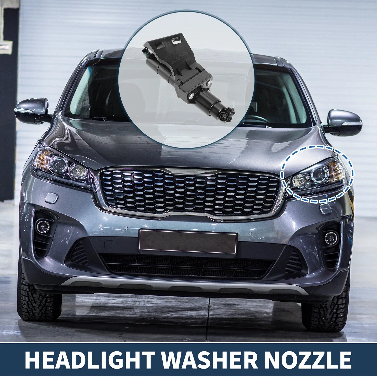 Driver Side Headlight Washer Nozzle for Mercedes-Benz GL320 (2007-2012)