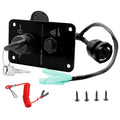 Outboard Single Engine Key Switch Assembly for Yamaha (704-82570-12-00)