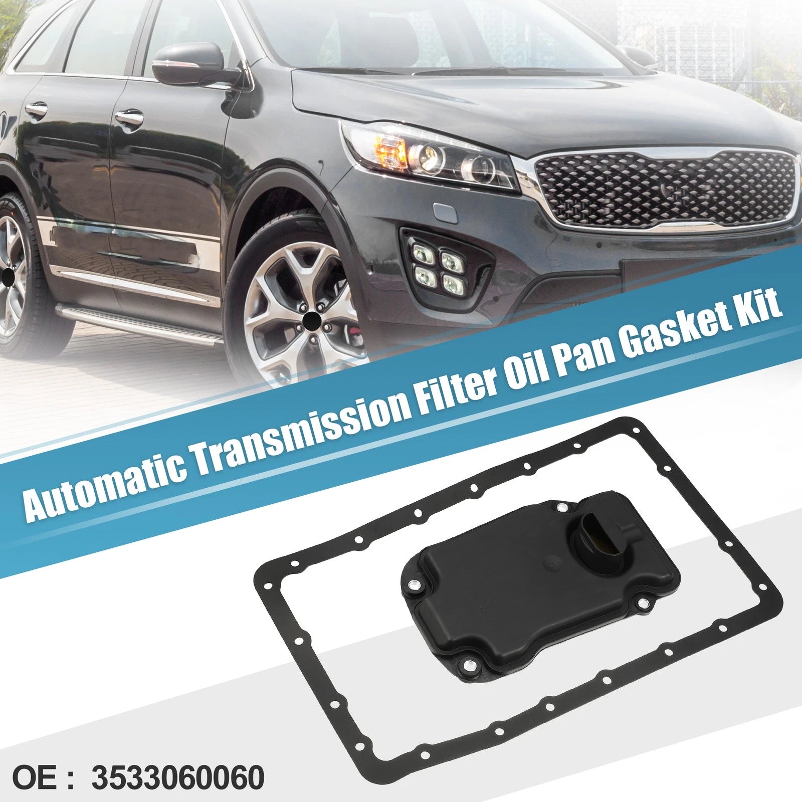 Set of 1 Transmission Filter Oil Pan for Toyota Tundra (2007–2014) No.3533060060