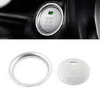 Silver Engine Start Push Button Cover Ring Trim for Mazda 3 6 CX-5 (2004-2023)