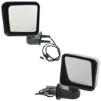 Set of 2 Heated Mirrors for Jeep Wrangler JK