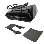 Black Razor Trunk Backrest Mount Rack for Harley Electra Glide (1997–2008)