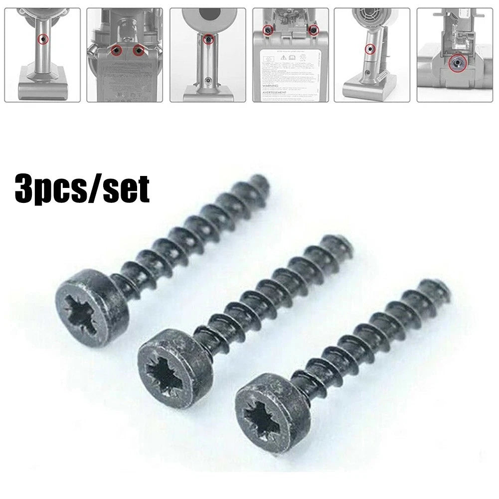 3X Vacuum Cleaner Power Screws 16mm for Household Use