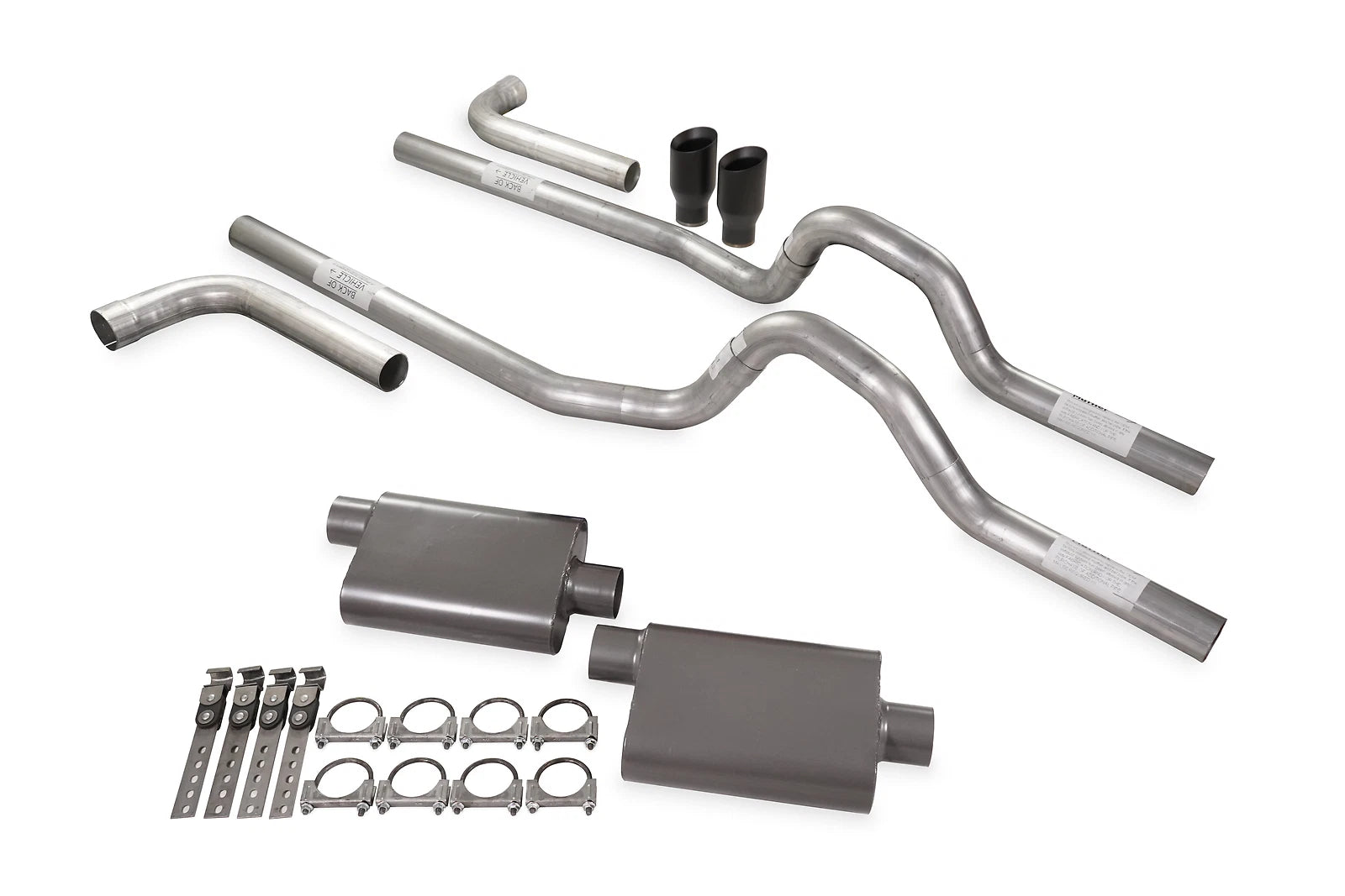 Dual Exhaust Kit 3" 2 Chamber Side Exit for Ford F-Series (1967–1972)