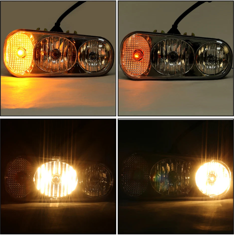 Snow Plow Light Headlight Kit for Boss Western Meyer Blizzard (Universal)