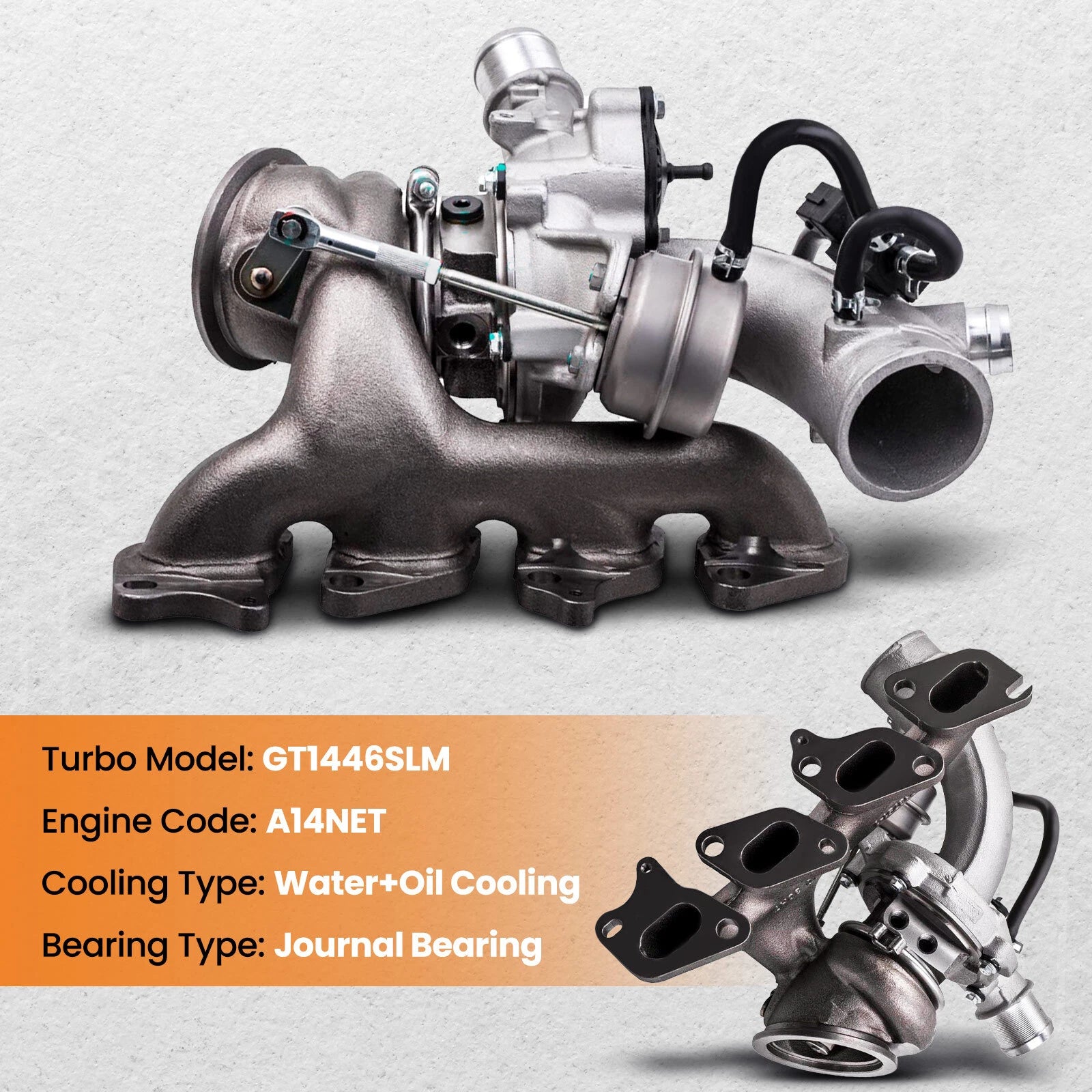 Turbo Charger for Chevrolet Cruze Sonic Trax Buick Encore (2011–2020) 55565353 1.4L