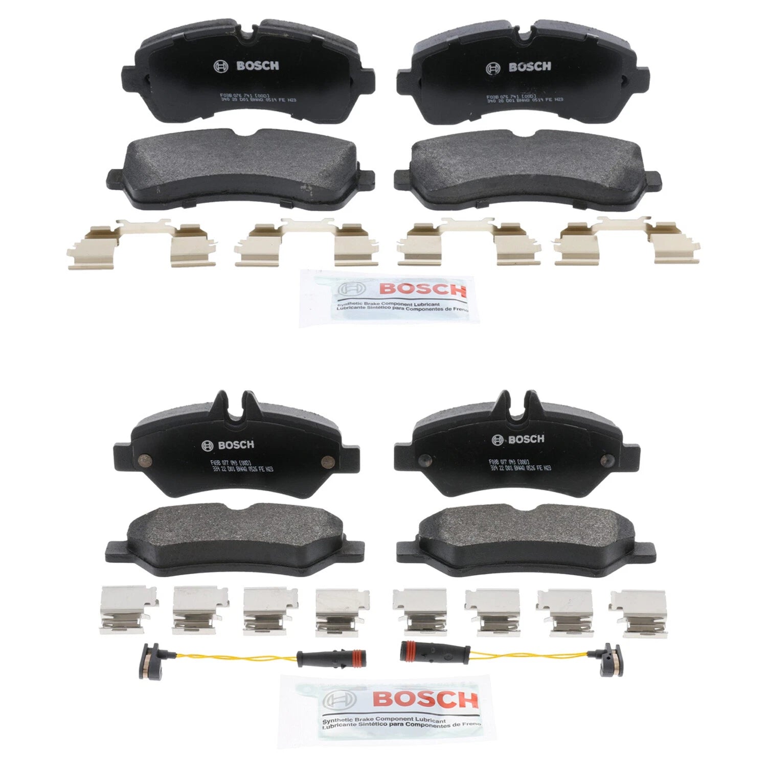 Bosch Quietcast Disc Brake Pad Kit for W906 Sprinter 3500 (2007–2018)