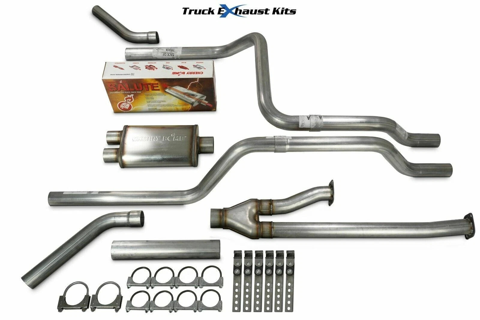 2.5" Direct Fit Dual Exhaust Kit for Toyota Tundra (2014–2021)