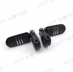 1.5" Flame Foot Peg P-Clamp Mounting Bracket for Yamaha Roadstar, Kawasaki Vulcan