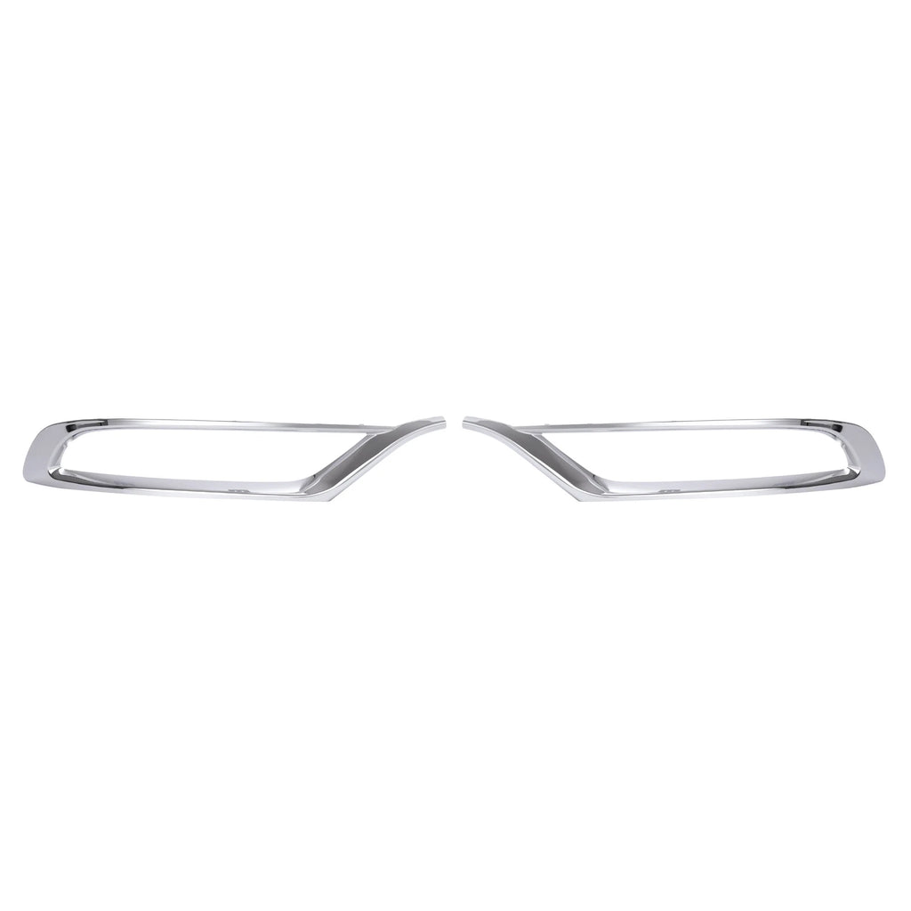 Pair Chrome Fog Light Cover Trim Bezels for Chrysler 300 (2015–2024)