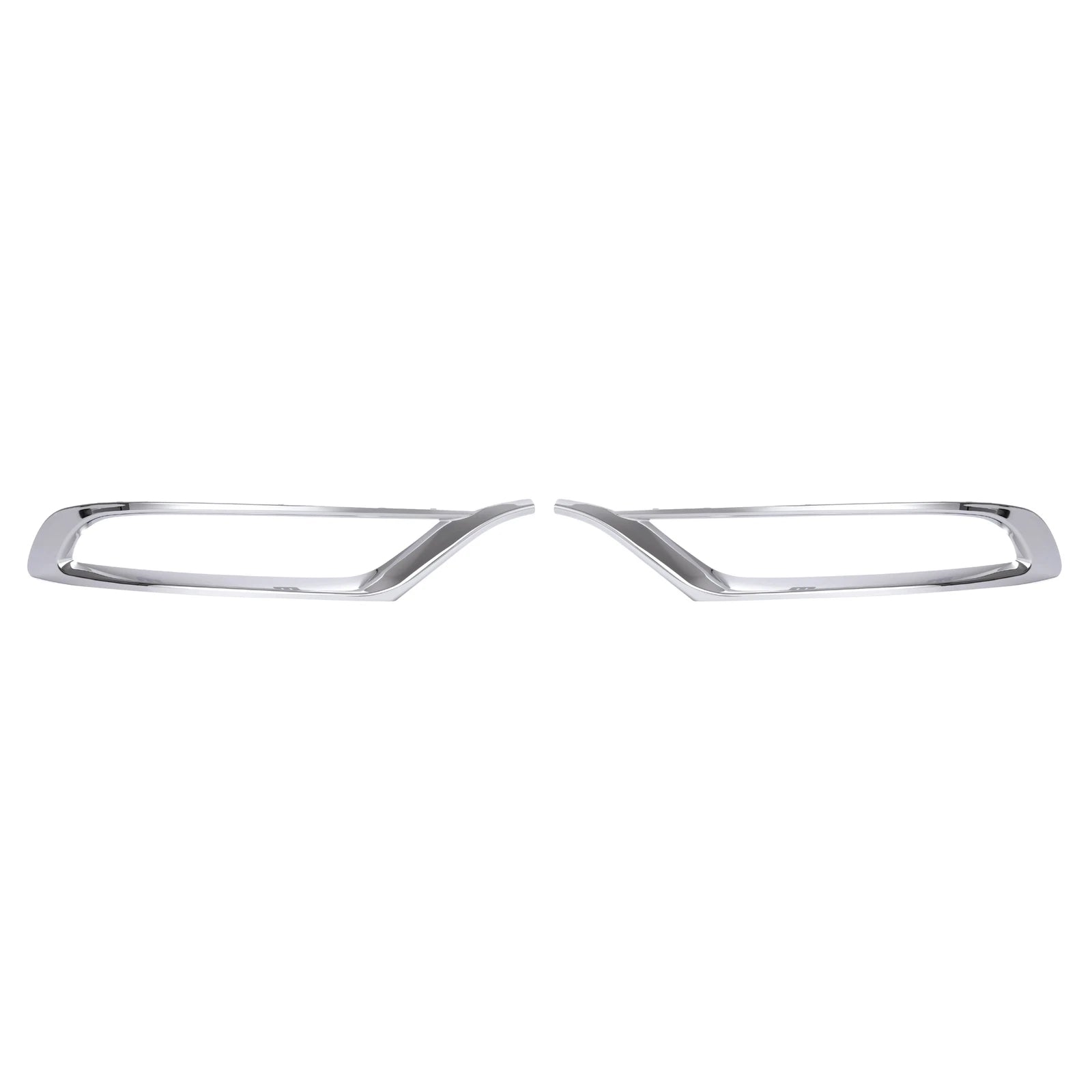 Pair Chrome Fog Light Cover Trim Bezels for Chrysler 300 (2015–2024)