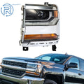 LH Headlight Replacement for Chevy Silverado 1500 (2016–2018) HID/Xenon