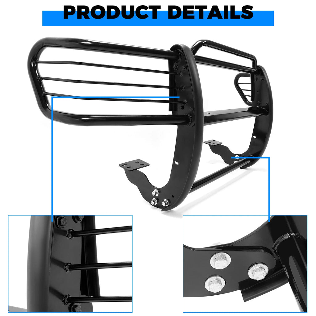 Brush Grille Guard Bumper Push Bar for Toyota 4Runner Tacoma (1996–2000)