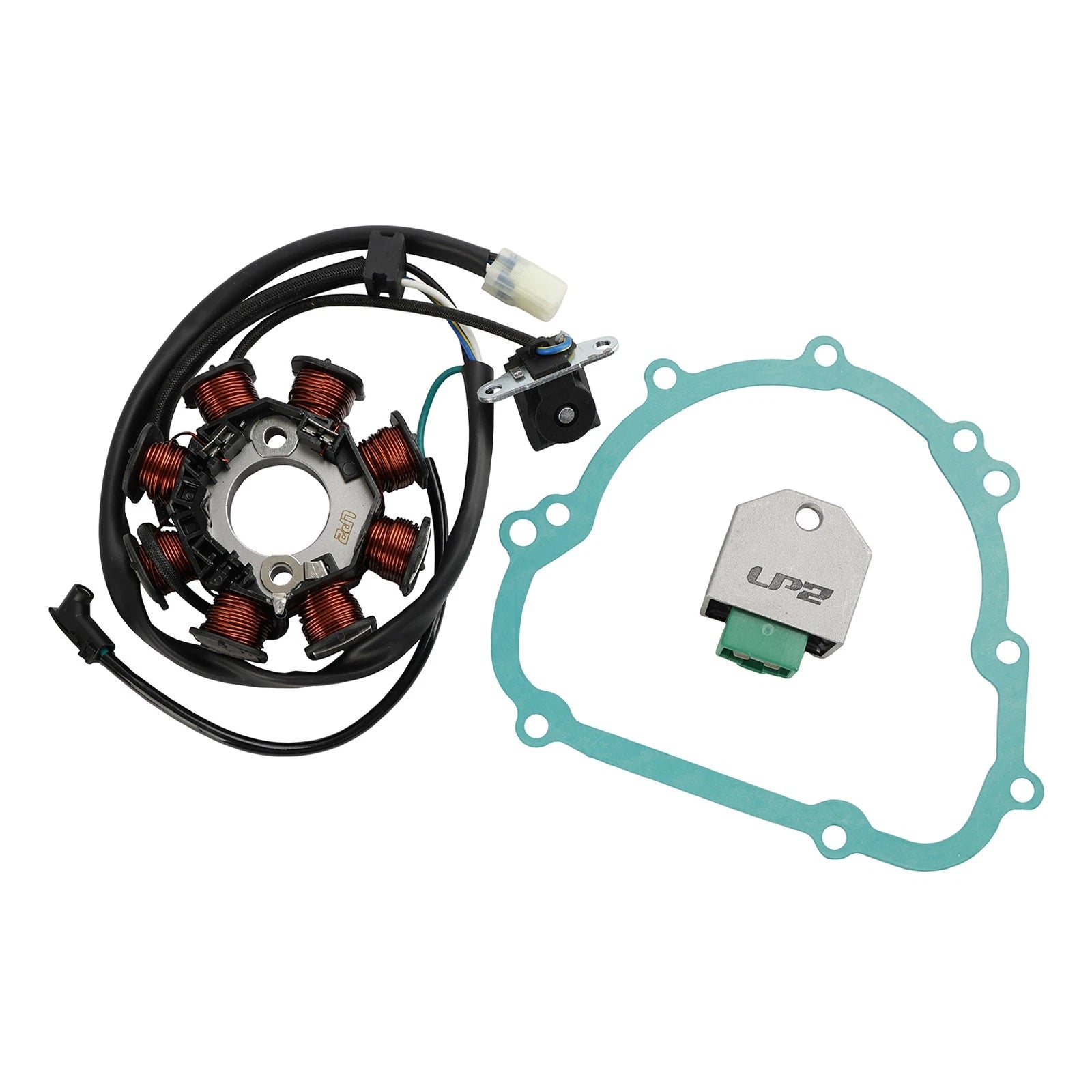 Generator Stator Regulator & Gasket for Kawasaki KLX 140 (2008–2023)