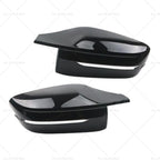 Gloss Black M Style Wing Mirror Cap Covers for BMW G20 G21 G22 G26 (2019–2023)