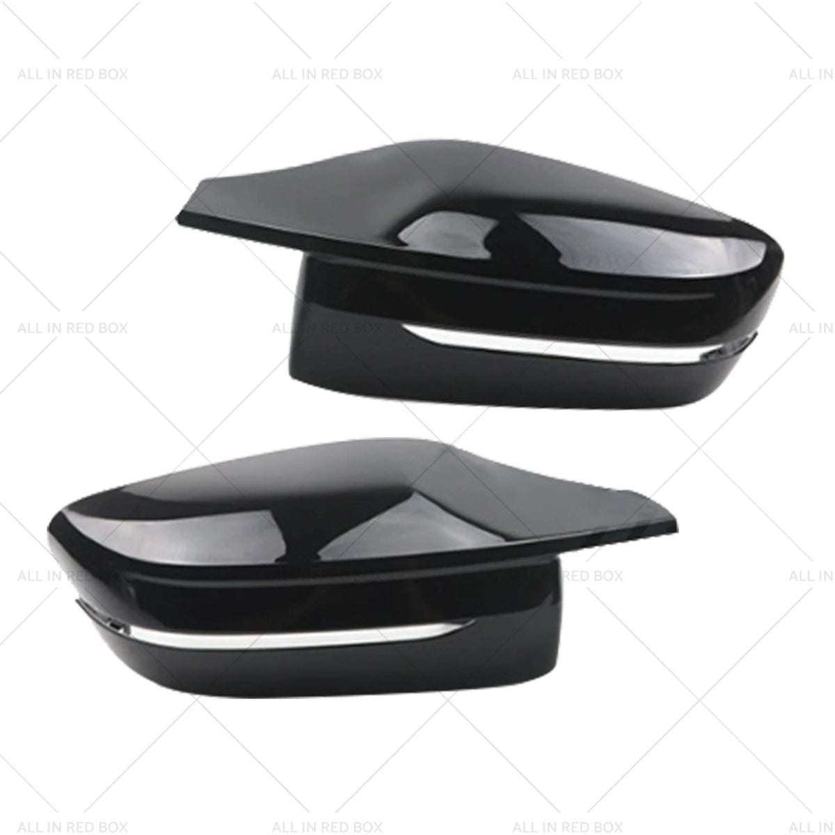 Gloss Black M Style Wing Mirror Cap Covers for BMW G20 G21 G22 G26 (2019–2023)