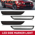 Set of 4 LED Side Marker Lights for Ford Mustang (2010–2014) Smoke