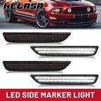 Set of 4 LED Side Marker Lights for Ford Mustang (2010–2014) Smoke