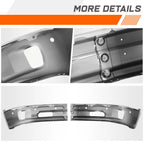 Front Bumper Face Bar Chrome for Ram 1500 (2014–2024) w/ Sensor & Fog Light Cutouts