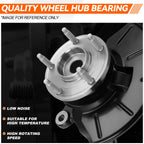 Front Right Side Knuckle & Wheel Hub Bearing for Escape Tribute Mariner (2001–2012)