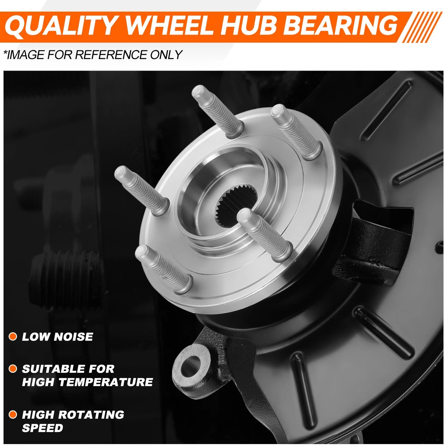 Front Right Side Knuckle & Wheel Hub Bearing for Escape Tribute Mariner (2001–2012)