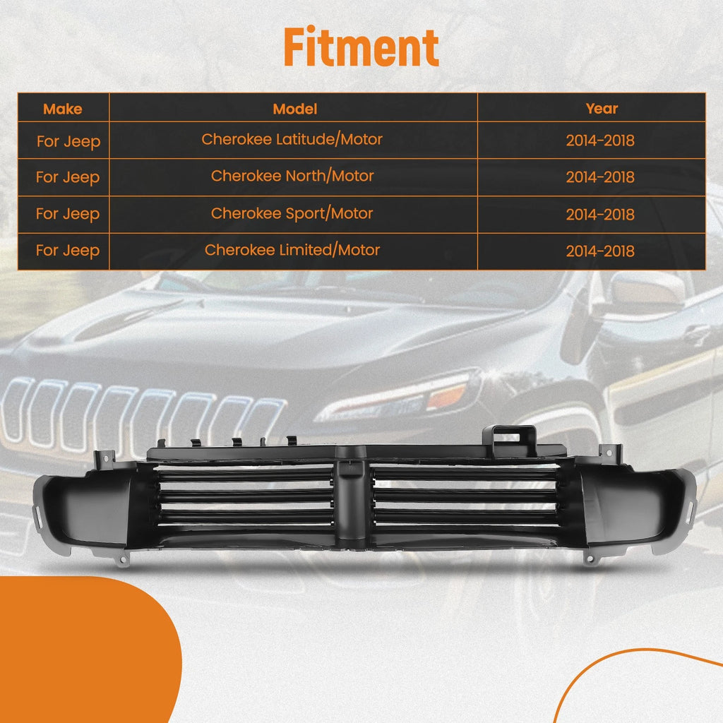Grille Shutter for Jeep Cherokee Sport Limited (2014–2018)