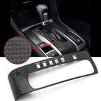 Carbon Fiber Style Gear Shift Panel Molding Trims for Honda Civic (2016–2021)