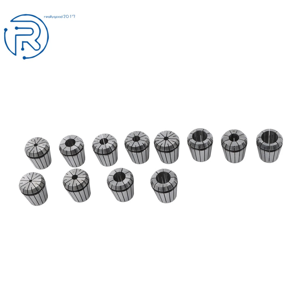 Set of 17 Spring Collet Chucks for NMTB Tool Holders (ER-40)