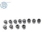 Set of 17 Spring Collet Chucks for NMTB Tool Holders (ER-40)