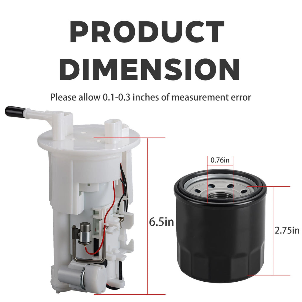 Fuel Tank Pump Oil Filter Assembly for Yamaha YZF-R1 (2004–2006) 5PW-13907-01-00