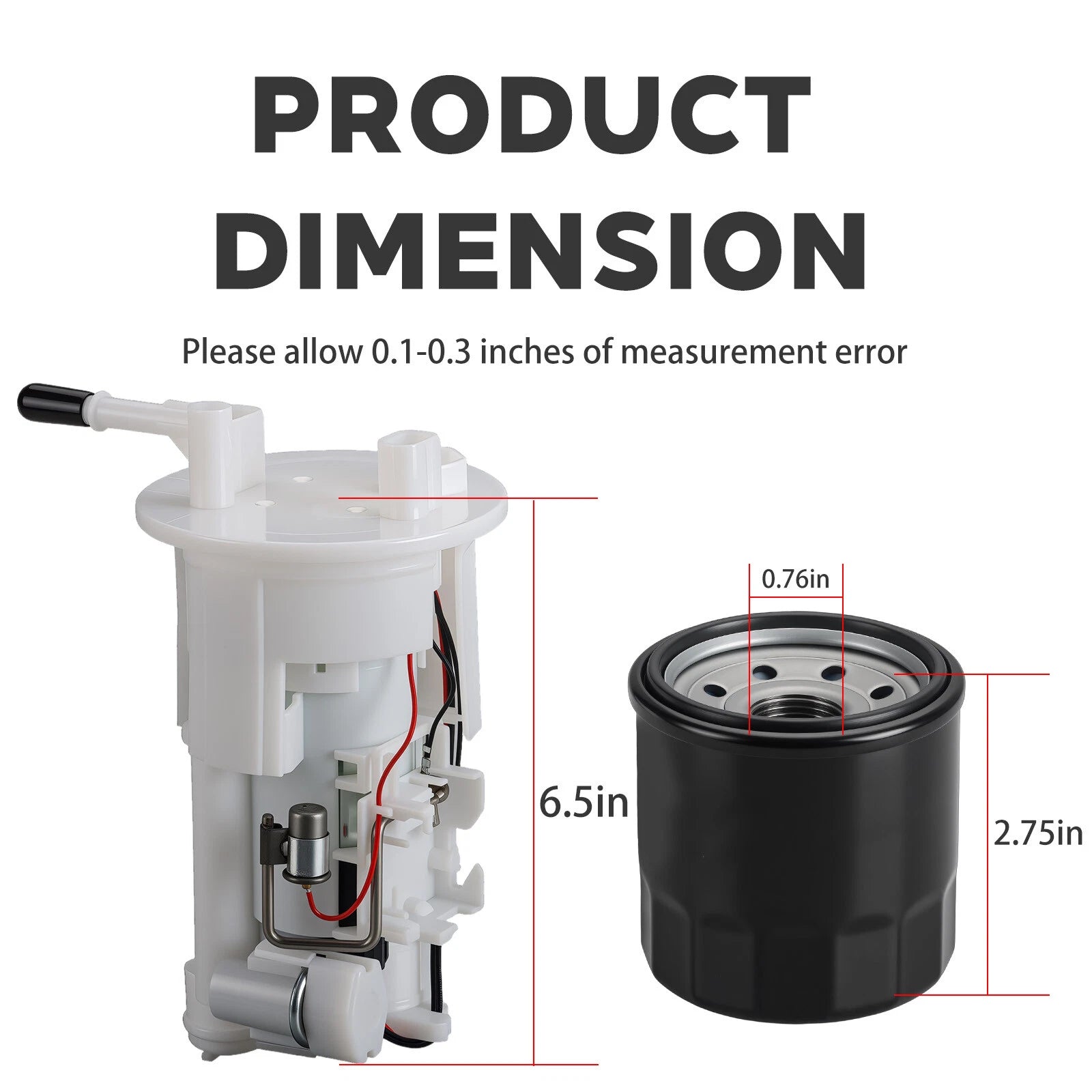 Fuel Tank Pump Oil Filter Assembly for Yamaha YZF-R1 (2004–2006) 5PW-13907-01-00