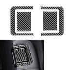 Set of 4 Carbon Fiber Rear Seat Adjustment Panel Cover Trim for Toyota Tundra (2014–2021)